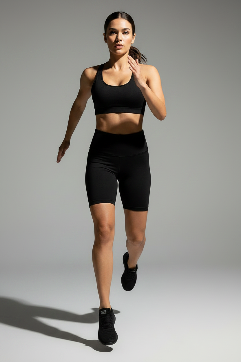 Bamboo Fold-over Yoga Shorts