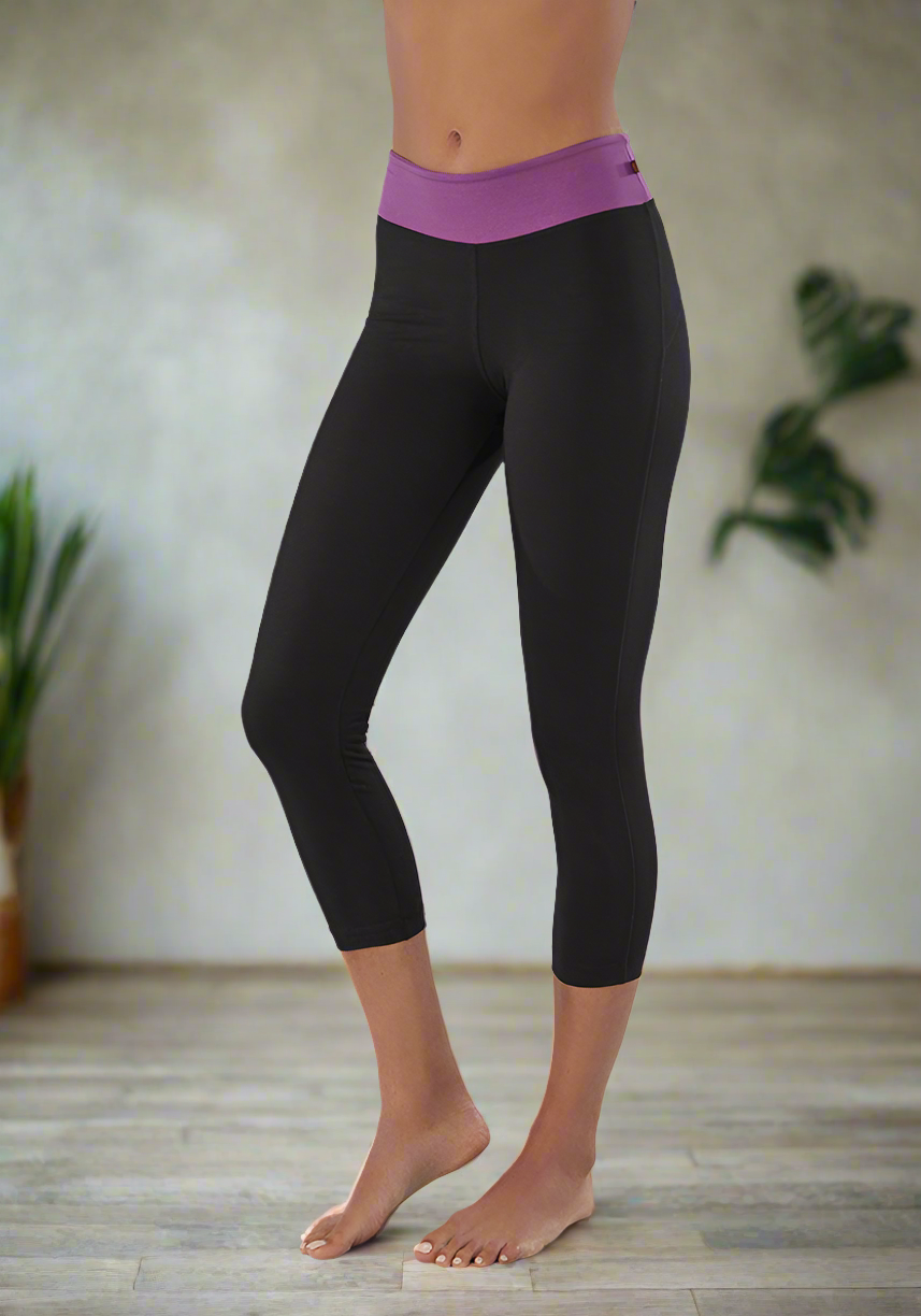 Alta Densidad Bambú Yoga Capri