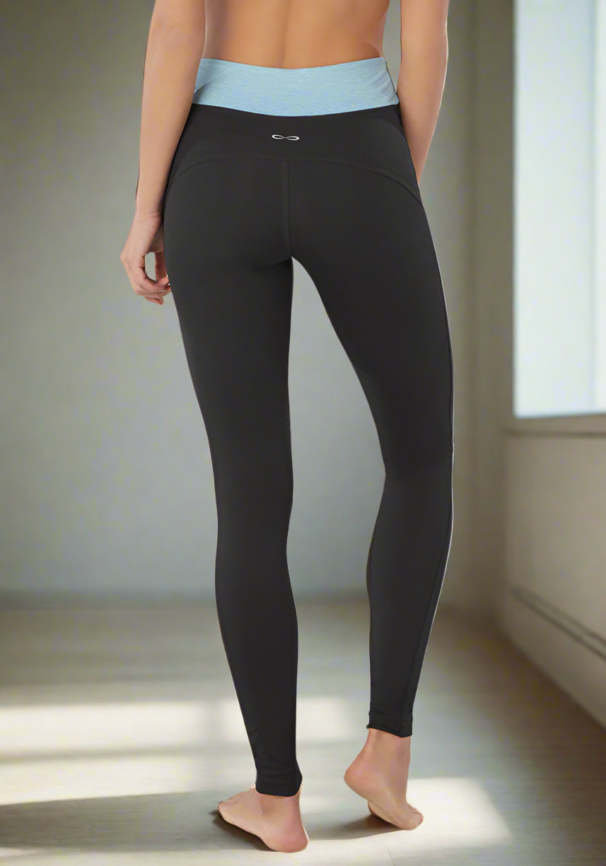 Leggings de yoga de bambú de alta densidad