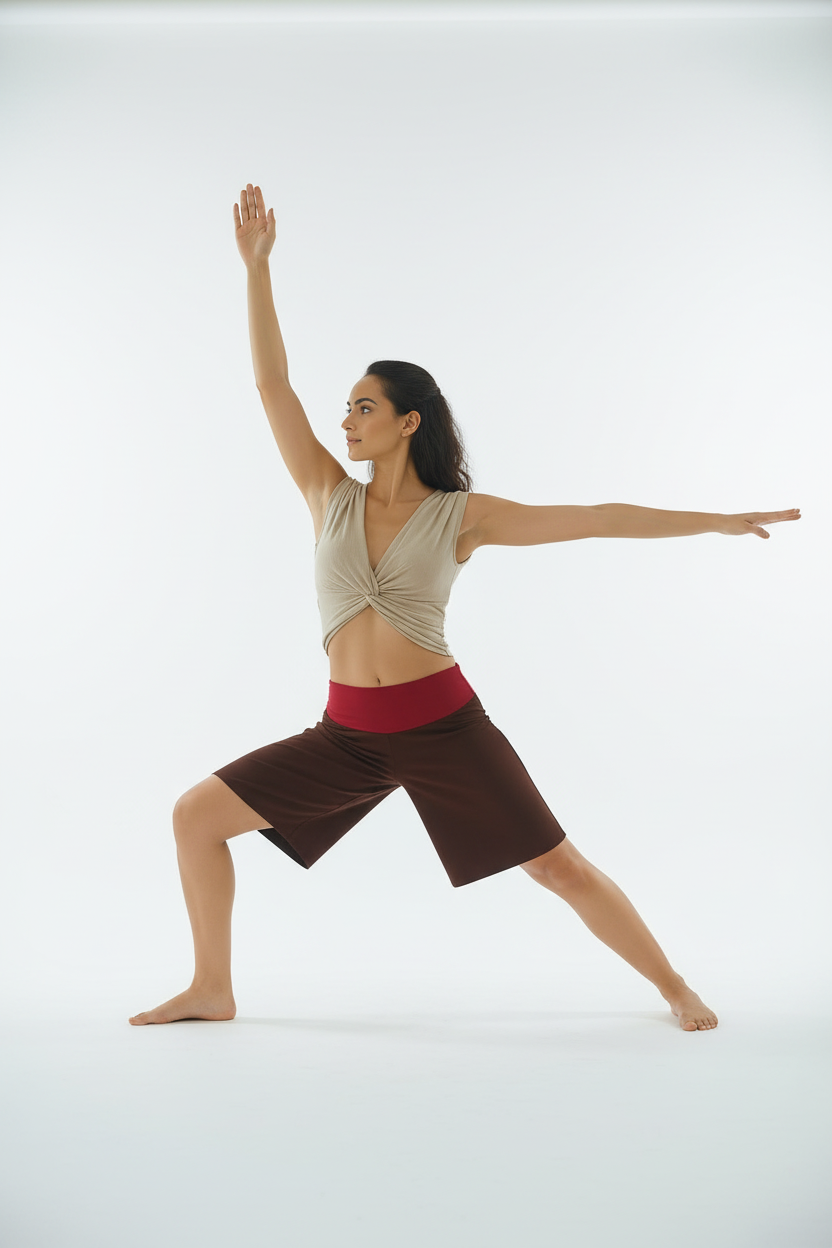 Woman practicing yoga