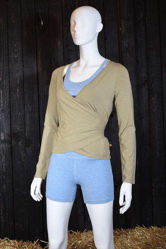 Long Sleeve wrap Top