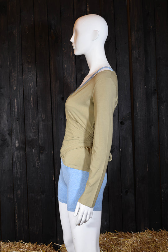 Long Sleeve wrap Top