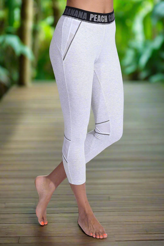 Bamboo Cropped Fitness Leggings